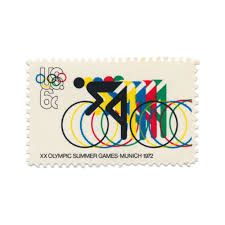 Lance Wyman Us Postage Stamps Celebrating The 1972 Olympics In Munich Our Chief Perforation Officer Nikocourtelis Ha In 2020 Stamp Design Popular Art Art Movement