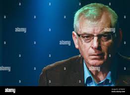 The former Socialist Party MEP politician, Joe Higgins, at the 'Jobstown