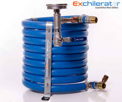 Exchilerator ® counterflow wort chillers have become legendary in the homebrewing community and are often regarded as the best counterflow wort chillers available. Brutus Pro Counterflow Wort Chiller Exchilerator