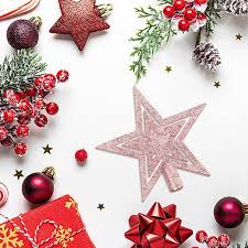 Étoile de sapin de Noël en plastique