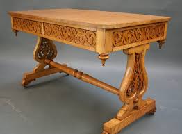 Maple Library Writing Table Manner Of Bridgens Writing Table Table Center Table