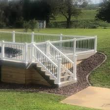 Illusions ® vinyl railing system™ meets the highest. Weatherables Vilano 3 5 Ft H X 8 Ft W Vinyl White Stair Railing Kit Wwr Thdva42 S8s The Home Depot Artofit