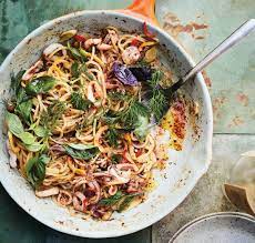 Fish Dish Pasta With Crispy Squid Lemon And Chile Recipe Pasta Recipes Seafood Recipes Recipes