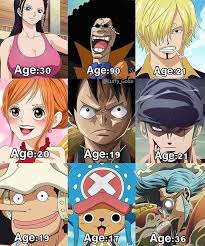 How Old Are You Anime Manga Anime One Piece One Piece Anime One Piece Comic