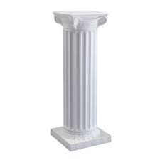 Use it as a base for a pretty plant or frame, and showcase your refined tastes. Greek Column Pedestal Wayfair