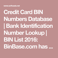 We did not find results for: Credit Card Bin Numbers Database Bank Identification Number Lookup Bin List 2016 Binbase Com Has The Largest Most Accurat Bin Numbers Records Credit Card