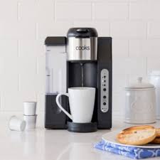 Its small size also makes it a great coffee maker for college dorms or small apartments. Cooks Single Serve Coffee Maker