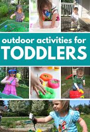 If you've suddenly been surprised by having your kids full time at home it can be difficult to think up new and unique activities to keep them busy while they are out of school. Fun Outdoor Activities For Toddlers No Time For Flash Cards