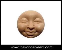 Mold No.248 (happy Full Moon Face-smiling) by Veronica Jeong