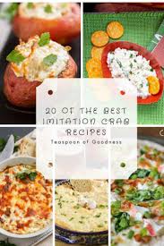 Best Imitation Crab Recipes Artificial Crab Teaspoon Of Goodness Crab Recipes Imitation Crab Recipes Immitation Crab Recipes