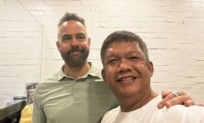 On Monday I returned to Metro Manila and said farewell to my driver, Gil.  We've been working together,