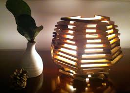 Kapla Blocks Lamp My Son Made Kapla Diy Lampe Idees Pour La Maison
