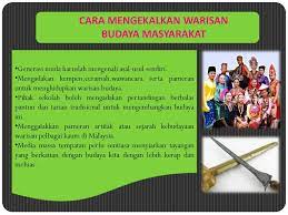 Kebudayaan yang hidup dalam suatu masyarakat yang berwujud sebagai komunitas desa, atau kota, atau sebagai kelompok adat yang lain, bisa menampilkan corak yang khas. Tema 4 Kenali Budaya Malaysia Ppt Download