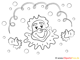 Clown Ausmalbild Herunterladen Und Drucken