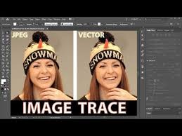 How To Convert A Jpeg Image Into A Vector Graphic Using The Image Trace Function Adobe Photoshop Tutorial Typography Photoshop Design Learning Graphic Design