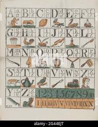 The spanish alphabet has an additional. Alphabet And Numbers Leaf With 5 Shows Each Subdivided Into Smaller Compartments In These Boxes Representations