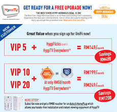 What is unifi vip 5 all about? Unifi Latest Promotion Hypptv Register Unifi Online Tm Unifi Home And Business Package