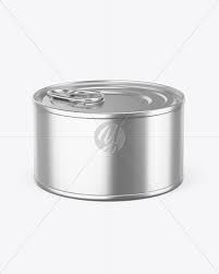 Download Tin Can With Pull Tab Mockup In Can Mockups On Yellow Images Object Mockups