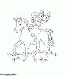 These printable fairy and unicorn coloring pages are specially designed with interesting fairies and unicorn drawings for children are available in the following images! A Fairy Riding A Unicorn Coloring Page Unicorn Coloring Pages Fairy Coloring Pages Fairy Coloring