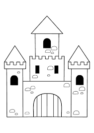 Ritterburg Ritter Ausmalbild