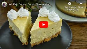 Kek pisang gebu memang snek minum petang yang paling klasik dan tak akan membosankan! Durian Cheesecake Awesome Rasa Yang Luar Biasa Buat Orang Lapo