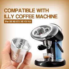 Y3.3 espresso & coffee all the advantages of an iperespresso capsule machine,in a more compact design. 4 Pcs Reusable Iperespresso Capsule Refillable Coffee Capsule Pods For Illy Machines