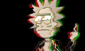 Trippy 4k Rick And Morty Wallpaper Background 63920 Rick And Morty Wallpaper Backgrounds Glitch Art