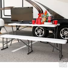 6 Fold In Half Bench Lifetime 80305 Folding Chairs Camping World Chair Options Camping World Chair