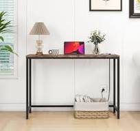 Amazon.com: HOMERECOMMEND Console Table with Power Outlets ...
