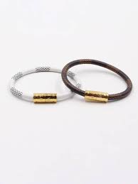 اليكم مجموعه من احدث شنط ماركه لويس فيتون اختارى شنطتك المفضلة. Louis Vuitton Bracelet We Will Move Metal