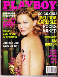 Amazon.com: Playboy Magazine August 2001 with Belinda Carlisle from the Go  Go's : Playboy Publishing: Home & Kitchen