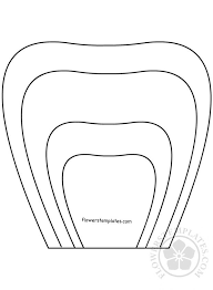 Each petal type has a gradient version where the outer petals are bigger than the inner ones and a normal uniform set. Large Flower Petals Pictures Of Photo Albums Flower Petal Template Paper Flower Patterns Flower Petal Template Free Paper Flower Templates