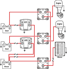 Battery Management Wiring Schematics For Typical Applications Blue Sea Systems Boat Wiring Power Boats Wire