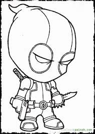 Deadpool is a villain and thus have a special appeal to kids. Get This Free Deadpool Coloring Pages 706100