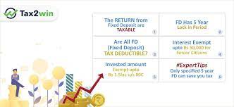 There is difference between fixed deposit and tax saving fixed deposit. Bank Fixed Deposit Interest Rates On Bank Fd Accounts Explained Tax2win