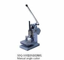 Manual Book Corner cutter round angle cutting machine