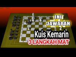 Demikian artikel catur 3 langkah formasi | problem dan jawaban. Kunci Jawaban Problem Catur 3 Langkah Mat Kuis Yang Kemarin Youtube