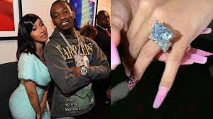 Offset's diamond ring for cardi b's birthday is worth over seven figures. Offset Gifts Cardi B A 100 Carat Diamond Ring Harper S Bazaar Arabia