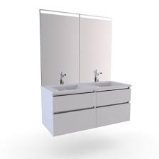 Découvrez et d organisation de batterie la marketplace la plupart des différents. Meuble Salle De Bain A 2 Vasques Blanc Home Bain La Redoute