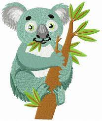 The product you are purchasing is a digitized embroidery designs file or monogram font set. Koala Embroidery Design