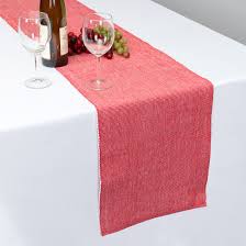 5 out of 5 stars. Linentablecloth 13 X 90 In Red Cotton Ribbed Table Runner