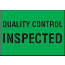 In this scheme, the color code for the deepest red requires having the value ff for the red part and 00 for the rest, which returns #ff0000. Quality Control Inspected Color Coded Qc Labels Seton