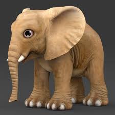 Baby Elephant Baby Elephant Elephant 3d Model