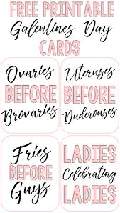 Valentine s day, galentine s day, feminist, strong women. Not So Cli Shea Free Galentine S Day Printables