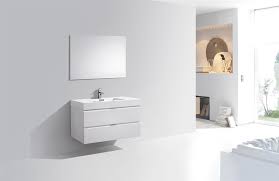 Home decorators collection gazette 60 in. Bliss 40 High Glossy White Modern Bathroom Vanity