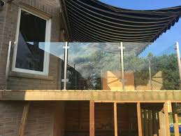 See more ideas about concrete fence, fence, fence design. Glass Railing Designs For Deck Demax Arch