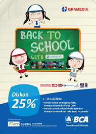 Gramedia Promo Back To School Diskon 25 Bca Gramediabooks Buku Kartu Toko Buku