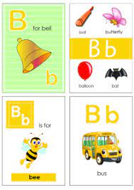 Good things come in pairs. Alphabet Flash Cards Flashcard Letter B Worksheets For Preschool Kindergarten First Grade English Worksheets Schoolmykids Com