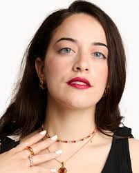 Pink Blush Heart Starlight Adjustable Choker