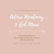 Fortuna gold is a dark, rich shade of yellow. Simple Rose Gold Wedding Invitation